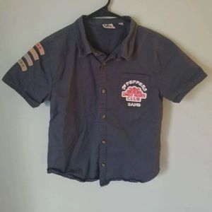 Beatles Vintage Mechanic Button Up Shirt! Boys L